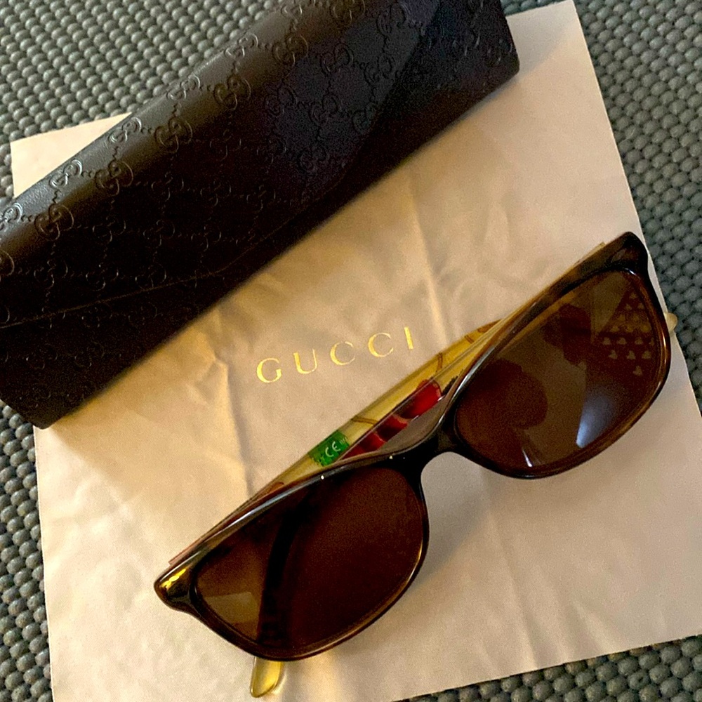 Gucci Floral Havana Sunglasses